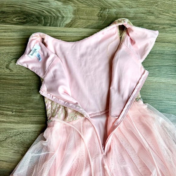 Speechless Big Girl Pink Embroidered Tulle High-Low Formal Dress Size 8 - Picture 13 of 16